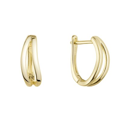 31130 pozlátené stribrne nausnice kruhy 61018