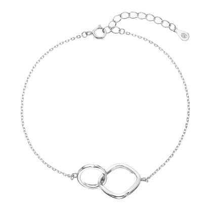 31337 stribrny naramok krúzok a kosticka s mini zirkónikom 13035 1