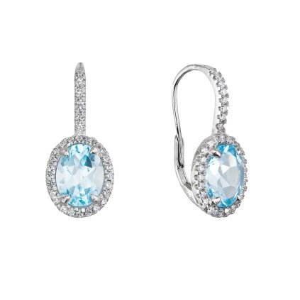 31976 stribrne nausnice luxusne s pravymi kameňmi modre 11492 3 sky topaz