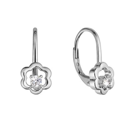 32297 stribrne nausnice kyticky so zirkónom 11504 1 crystal