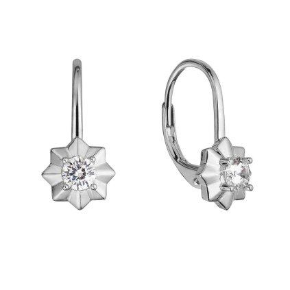 32303 stribrne nausnice hviezdky so zirkónom 11505 1 crystal