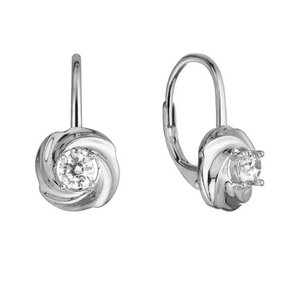 32315 stribrne nausnice so zirkónom 11507 1 crystal