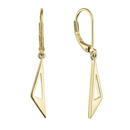 32387 pozlátené stribrne nausnice visiace 61023