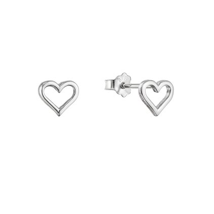 32531 stribrne nausnice mala srdicka 61036