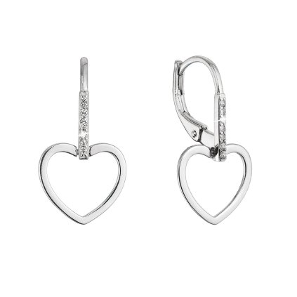 32585 stribrne nausnice visiace srdce 11537 1