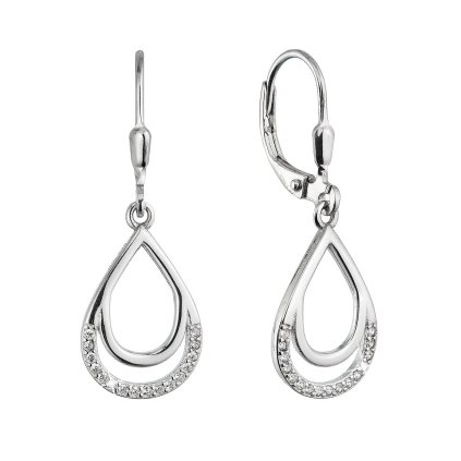 32588 stribrne nausnice visiaci slza 11538 1