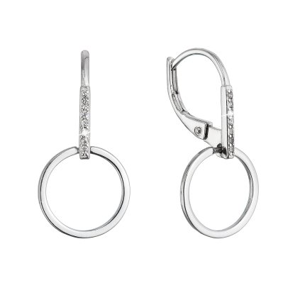 32594 stribrne nausnice visiaci krúżok 11539 1