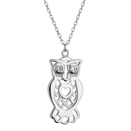 32669 stribrny nahrdelnik sova 12112 1