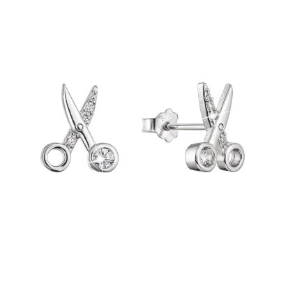 32762 stribrne nausnice nuzky so zirkónmi 11525 1 crystal