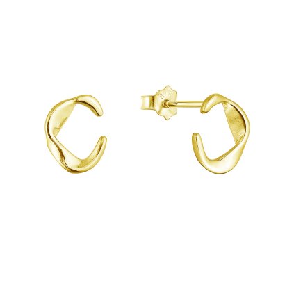 32780 pozlátené stribrne nausnice 61028