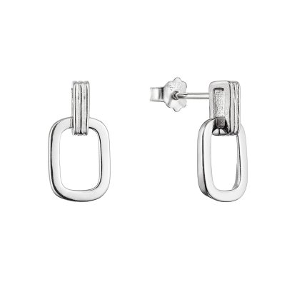 32789 stribrne nausnice visiaci obdĺžniky 61030