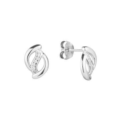 32882 stribrne nausnice so zirkónmi 11531 1 crystal