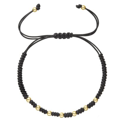 33178 kabbalah naramek cerny se zlatymi kulickami 93t00101 black