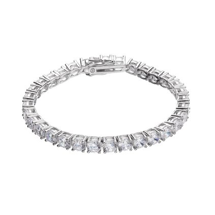 Strieborný tenisový náramok Matrix 13065.1 (Dĺžka náramku 17 cm)