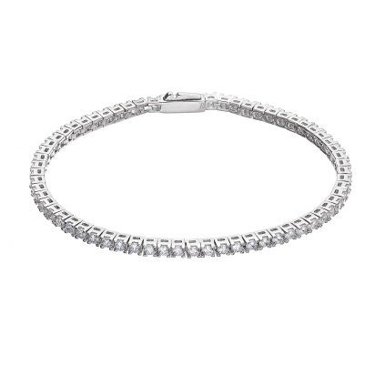 33421 1 stribrny tenisovy naramek matrix 13067 1