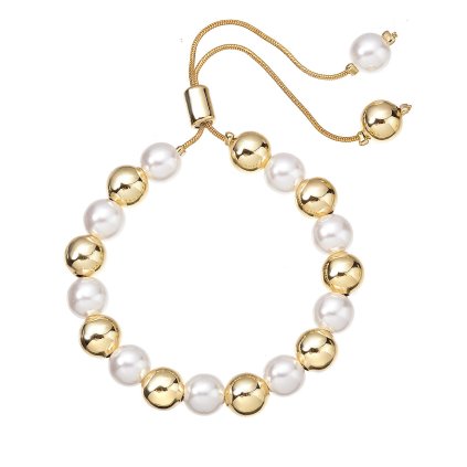 33469 zlaty bizuterni naramek s perlami 53003 1