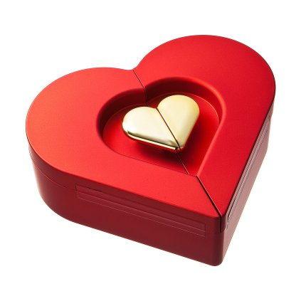 33523 darčeková krabička srdce kr0007 červená