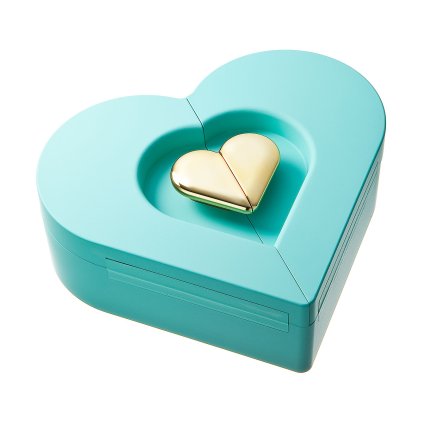 33526 darkova krabička srdce kr0007 modra