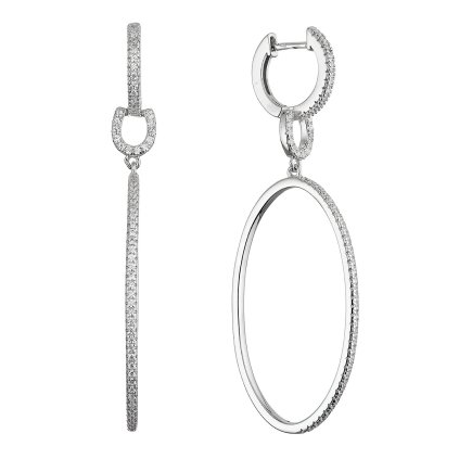 33979 stribrne dlouhe ovalne nausnice 11608 1