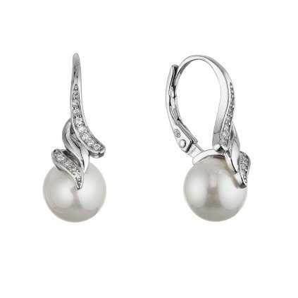 33973 stribrne elegantni nausnice s shell perlou 11688 1