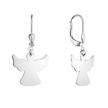 34663 stribrne nausnice andele 61133