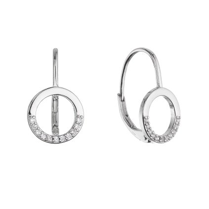 33988 stribrne nausnice kulate se zirkony 11700 1 crystal