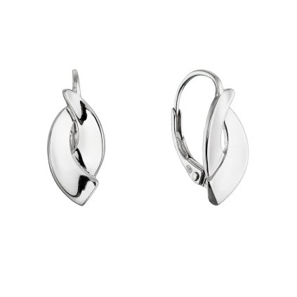 34258 stribrne nausnice propletene 61079