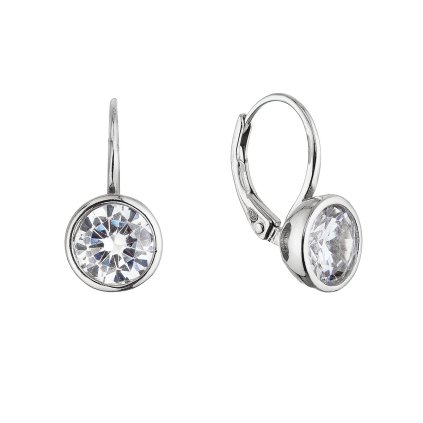 34330 stribrne nausnice s kulatym zirkonem 11641 1
