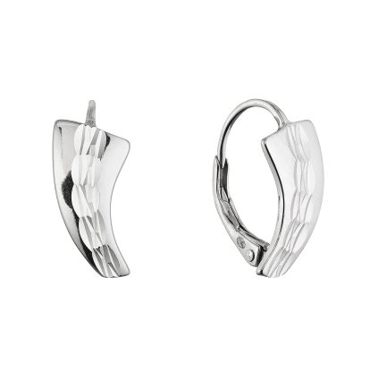 34249 stribrne nausnice s ozdobnym prolisovanim 61076