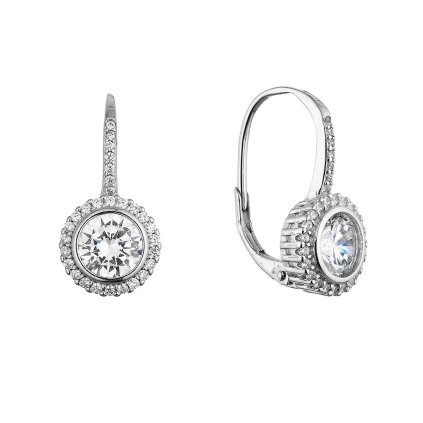 34306 stribrne nausnice s vyraznym kulatym zirkonem 11636 1