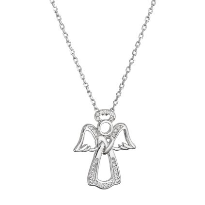 34372 stribrny nahrdelnik andel se zirkony 12121 1