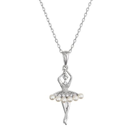 34996 stribrny nahrdelnik baletka se shell perlami 12138 1