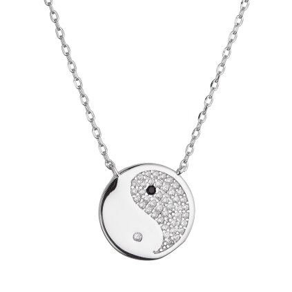 33994 stribrny nahrdelnik jin a jang 12151 1 crystal
