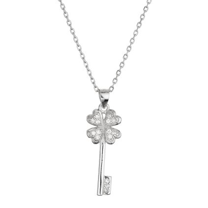 35128 stribrny nahrdelnik klic 12133 1