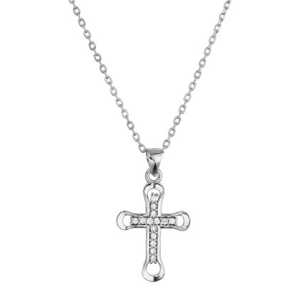 35140 stribrny nahrdelnik krizek 12134 1