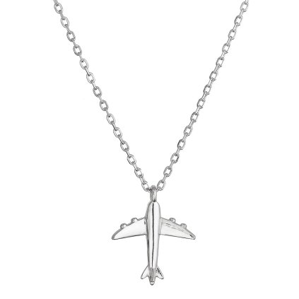 34708 stribrny nahrdelnik letadlo 62050