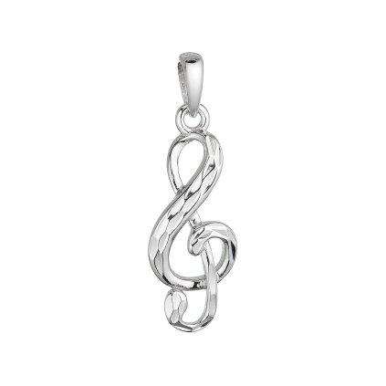 35581 stribrny privesek houslovy klic 64033