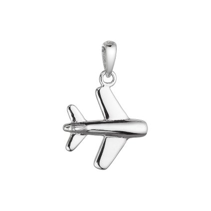 34849 stribrny privesek letadlo 64061