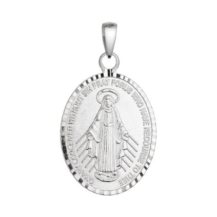 34756 stribrny privesek madailon madonka 64089