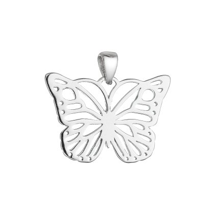 34825 stribrny privesek motyl 64042