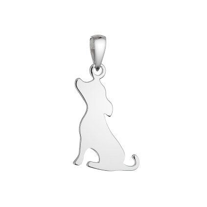 34783 stribrny privesek pes 64097