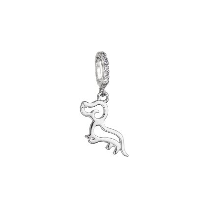 34012 1 stribrny privesek pes jezevcik 14053 1 crystal