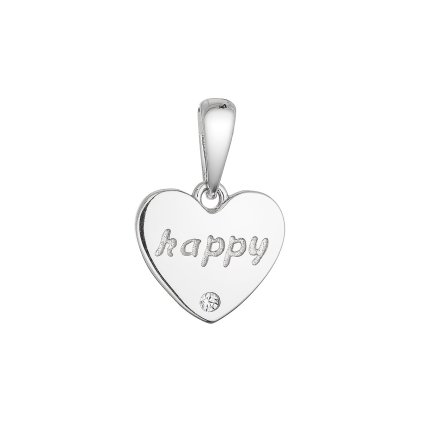 34549 stribrny privesek srdicko happy 14061 1