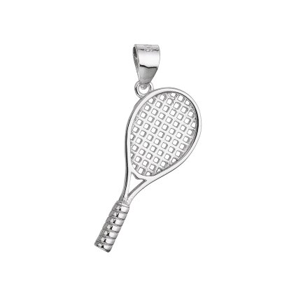 33814 stribrny privesek tenisova raketa 64049
