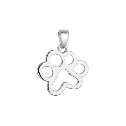34831 stribrny privesek tlapka 64044