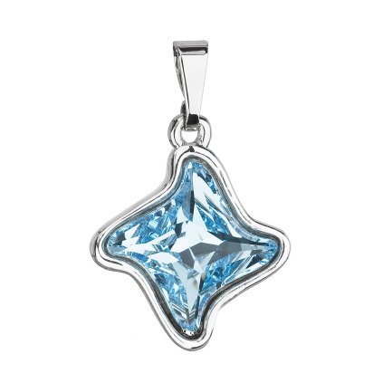 18242 prívesok bizutéria so swarovski kryštálmi modra hviezdica 54034 3 aqua