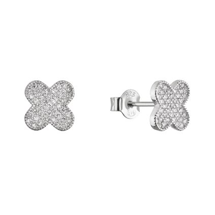 36442 stribrne nausnice ctyrlistky 11763 1