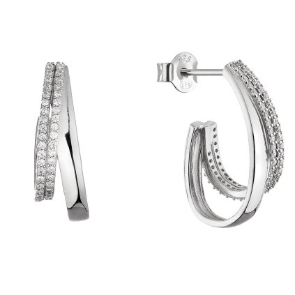 36472 stribrne dvojite kruhy se zirkony 11773 1