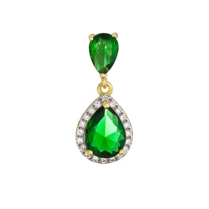 14071.3 green zircon 2 tone