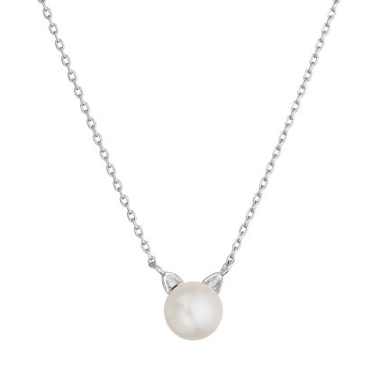 36879 stribrny nahrdelnik kocicka s ricni perlou 22052 1